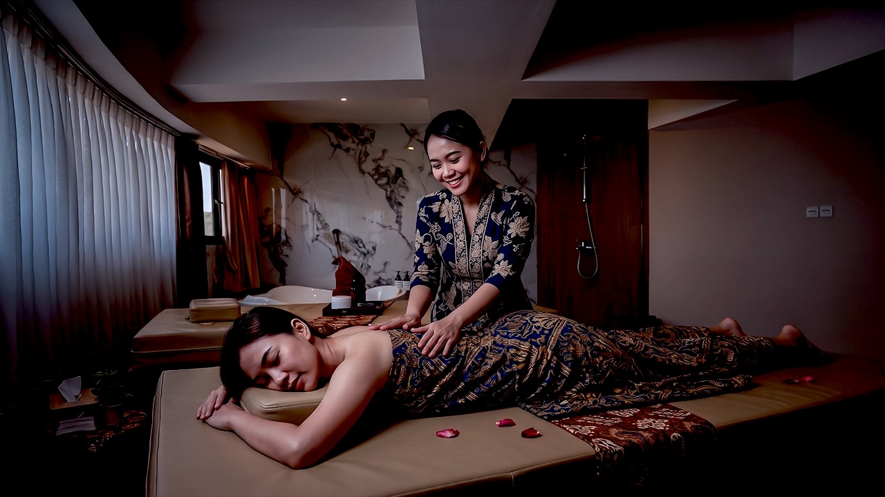 Massage at the spa